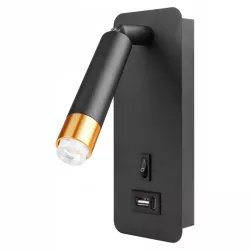LAMPA Lampka NOCNA LED G9 KINKIET DO CZYTANIA ścienna do łóżka-5904703010722