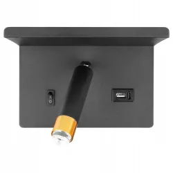 LAMPA NOCNA LED G9 KINKIET DO CZYTANIA Z USB-5904703010753
