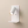 Kinkiet do czytania lampa ścienna GU10 LED USB biały-5904703015468