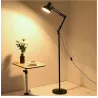Lampa Stojąca Podłogowa LED czarna 185cm Do Czytania E27-5904703017301