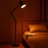 Lampa Stojąca Podłogowa LED czarna 185cm Do Czytania E27-5904703017301