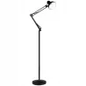 Lampa Stojąca Podłogowa LED czarna 185cm Do Czytania E27-5904703017301