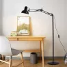 Lampa Stojąca Podłogowa LED czarna 185cm Do Czytania E27-5904703017301