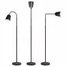 Lampa Stojąca Podłogowa LED czarna 145cm Do Czytania E27 czarna złota-5904703017332