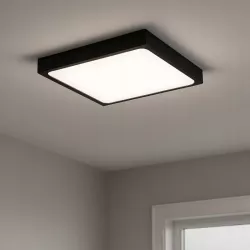Plafon Lampa sufitowa LED 2x E27 kwadratowy Natynkowy Oprawa czarny-5904703017240
