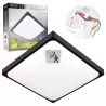 Plafon LED Panel Sufitowy Natynkowy Lampa 2x E27 CZUJNIK RUCHU Kwadratowy-5904703017264