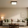 Plafon LED Panel Sufitowy Natynkowy Lampa 2x E27 CZUJNIK RUCHU Kwadratowy-5904703017264