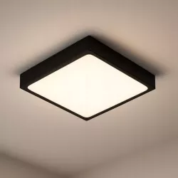 Plafon LED Panel Sufitowy Natynkowy Lampa 2x E27 CZUJNIK RUCHU Kwadratowy-5904703017264