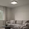 Plafon LED Lampa sufitowa panel 2x E27 CZUJNIK RUCHU kwadratowy Natynkowy-5904703017257