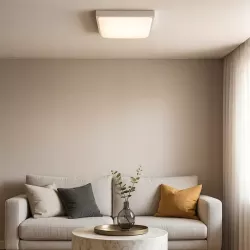 Plafon LED Lampa sufitowa panel 2x E27 CZUJNIK RUCHU kwadratowy Natynkowy-5904703017257