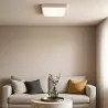 Plafon LED Lampa sufitowa panel 2x E27 CZUJNIK RUCHU kwadratowy Natynkowy-5904703017257