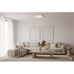 Plafon LED Lampa sufitowa panel 2x E27 CZUJNIK RUCHU kwadratowy Natynkowy-5904703017257