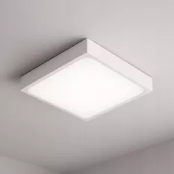 Plafon LED Lampa sufitowa panel 2x E27 CZUJNIK RUCHU kwadratowy Natynkowy-5904703017257