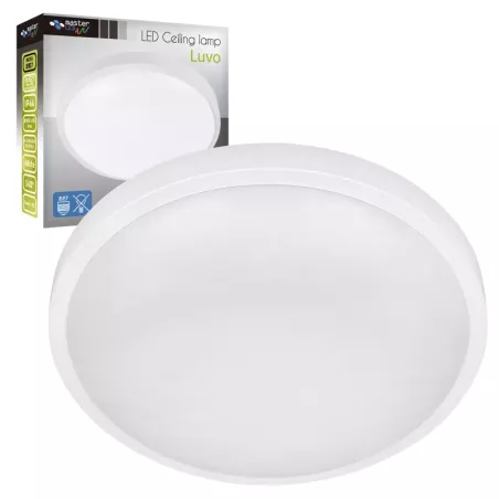 Lampa sufitowa LED Plafon natynkowy okrągły 2x E27 Oprawa biała-5904703017219