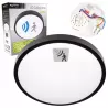 Plafon LED Panel Sufitowy Natynkowy Lampa 2x E27 CZUJNIK RUCHU Okrągły-5904703017202