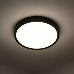 Plafon LED Panel Sufitowy Natynkowy Lampa 2x E27 CZUJNIK RUCHU Okrągły-5904703017202