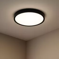 Plafon LED Panel Sufitowy Natynkowy Lampa 2x E27 CZUJNIK RUCHU Okrągły-5904703017202