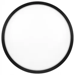 Plafon LED Panel Sufitowy Natynkowy Lampa 12W Nie Mruga Okrągła Czarna-5904703019343
