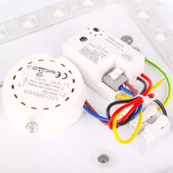 PLAFON LED lampa sufitowa panel 24W 4000K CZUJNIK RUCHU natynkowy-5904703019381