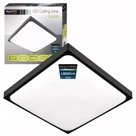PLAFON LED LAMPA PANEL SUFITOWA NATYNKOWA 18W 4000K KWADRATOWY-5904703018360