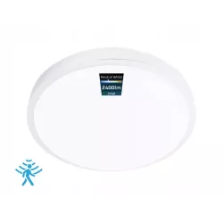 Lampa sufitowa LED z czujnikiem ruchu IP44 24W 4000K-5904703019466