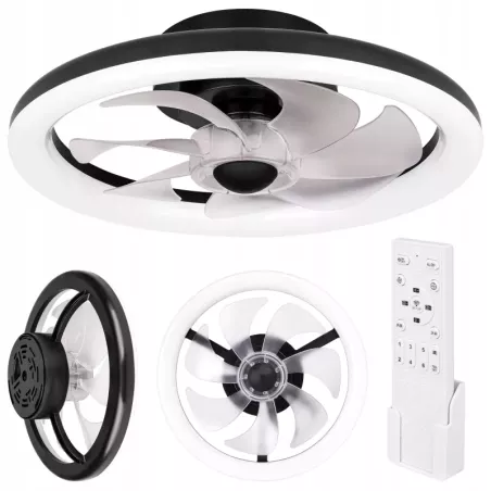Plafon LED z WENTYLATOREM lampa wisząca sufitowa 40cm NATYNKOWY-5904703019138