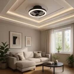 Plafon LED z WENTYLATOREM lampa wisząca sufitowa 40cm NATYNKOWY-5904703019138
