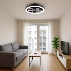 Plafon LED z WENTYLATOREM lampa wisząca sufitowa 40cm NATYNKOWY-5904703019138