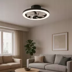 Plafon LED z WENTYLATOREM lampa wisząca sufitowa 40cm NATYNKOWY-5904703019138