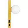 Kinkiet ścienny lampka do czytania USB G9 wewnętrzna LED kula szklana złoty-5904703020905