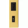 Kinkiet ścienny lampka do czytania USB G9 wewnętrzna LED kula szklana złoty-5904703020905