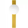 Kinkiet ścienny lampka do czytania wewnętrzna G9 LED kula szklana złoty-5904703020899