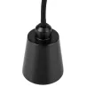 Lampa Stojąca Podłogowa LED czarna 145cm Do Czytania E27 regulowana DREWNO-5904703022664