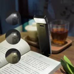 LAMPKA DO CZYTANIA KSIĄŻEK LED NOCNA BIURKOWA BEZPRZEWODOWA USB Z KLIPSEM-5904703029182