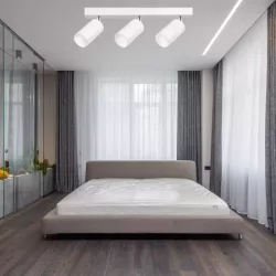 LVT Kinkiet Bardo LED GU10 Biały Chrom Nowoczesny Reflektor Potrójny 45cm-5908263386433