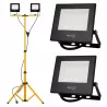 ZESTAW HALOGEN LAMPA LED STATYW 2x30W 4500K budowlany roboczy naświetlacz-5908263384699