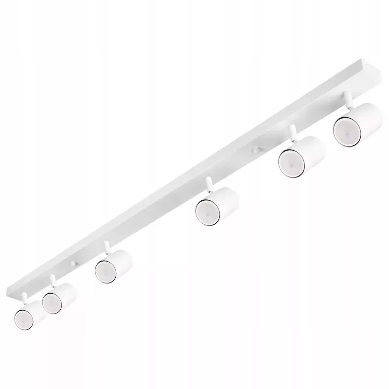 Lampa sufitowa HALOGENOWA kinkiet OPRAWA LED reflektor SPOT 6x GU10 biały-5908263386457