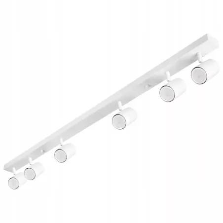 Lampa sufitowa HALOGENOWA kinkiet OPRAWA LED reflektor SPOT 6x GU10 biały-5908263386457
