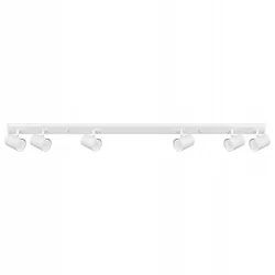 Lampa sufitowa HALOGENOWA kinkiet OPRAWA LED reflektor SPOT 6x GU10 biały-5908263386457