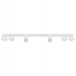 Lampa sufitowa HALOGENOWA kinkiet OPRAWA LED reflektor SPOT 6x GU10 biały-5908263386457