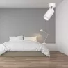 LVT Kinkiet Bardo LED Biały Mat Chrom Ruchomy Reflektor Nowoczesny GU10-5908263386419