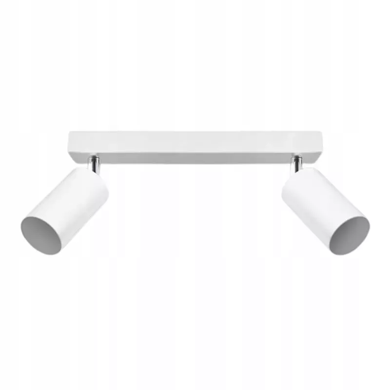 LVT Kinkiet Bardo LED Biały Mat Chrom Nowoczesny Reflektor Podwójny 30cm-5908263386426