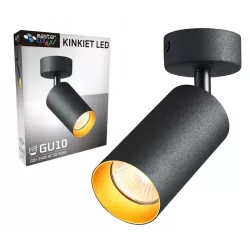 Oprawa halogenowa LED GU10 sufitowa SPOT LAMPA KINKIET REFLEKTOR złota-5908263386747