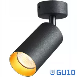 Oprawa halogenowa LED GU10 sufitowa SPOT LAMPA KINKIET REFLEKTOR złota-5908263386747