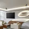 Oprawa halogenowa LED GU10 sufitowa SPOT LAMPA KINKIET REFLEKTOR złota-5908263386747