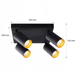 OPRAWA HALOGENOWA LED SUFITOWA SPOT LAMPA KINKIET-5908263386778