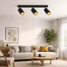 Lampa sufitowa Oprawa halogenowa 3x E27 LED Kinkiet ruchomy złoty-5908263386761