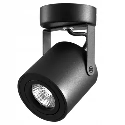 Oprawa Natynkowa Halogenowa Tuba LED GU10 ruchoma spot sufitowa czarna-5908263388475