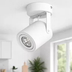 Oprawa Natynkowa Halogenowa Tuba LED GU10 ruchoma spot sufitowa biała-5908263388468