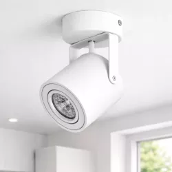 Oprawa Natynkowa Halogenowa Tuba LED GU10 ruchoma spot sufitowa biała-5908263388468
